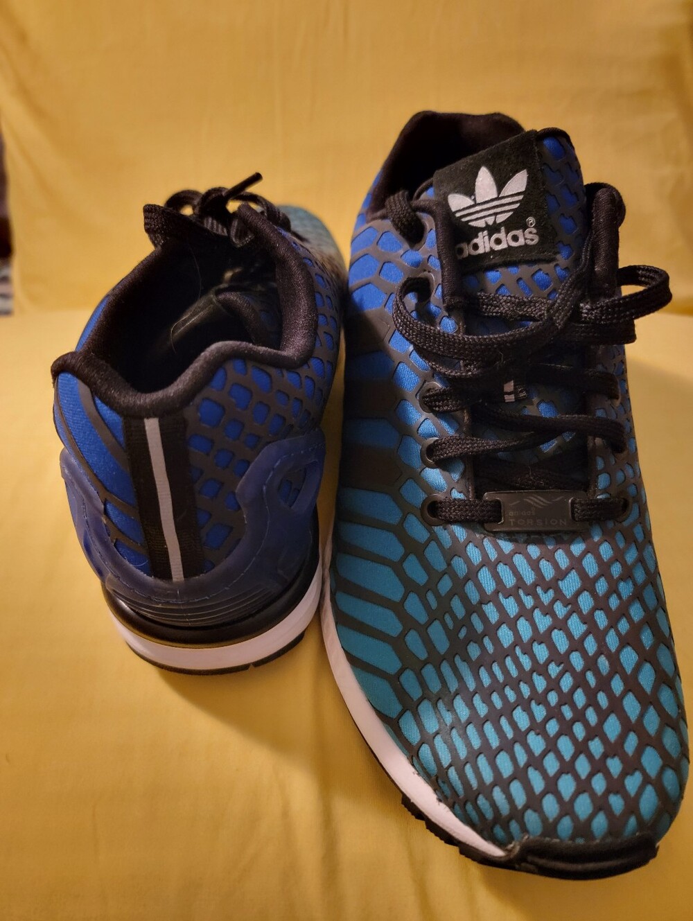 Adidas ZX Flux Xeno Bold Blue Trainers - Picture 4 of 6